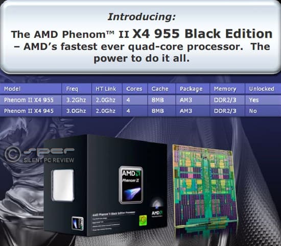 jas het ergste Monnik AMD Phenom II X4 955 Black Edition for AM3 - Silent PC Review