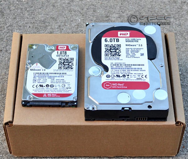 WD Red 6TB and 1TB (2.5-inch) Hard Drives - Silent PC Review