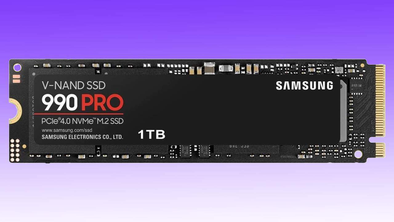 Samsung 1TB 990 PRO PCIe 4.0 x4 M.2 Internal SSD MZ-V9P1T0B/AM